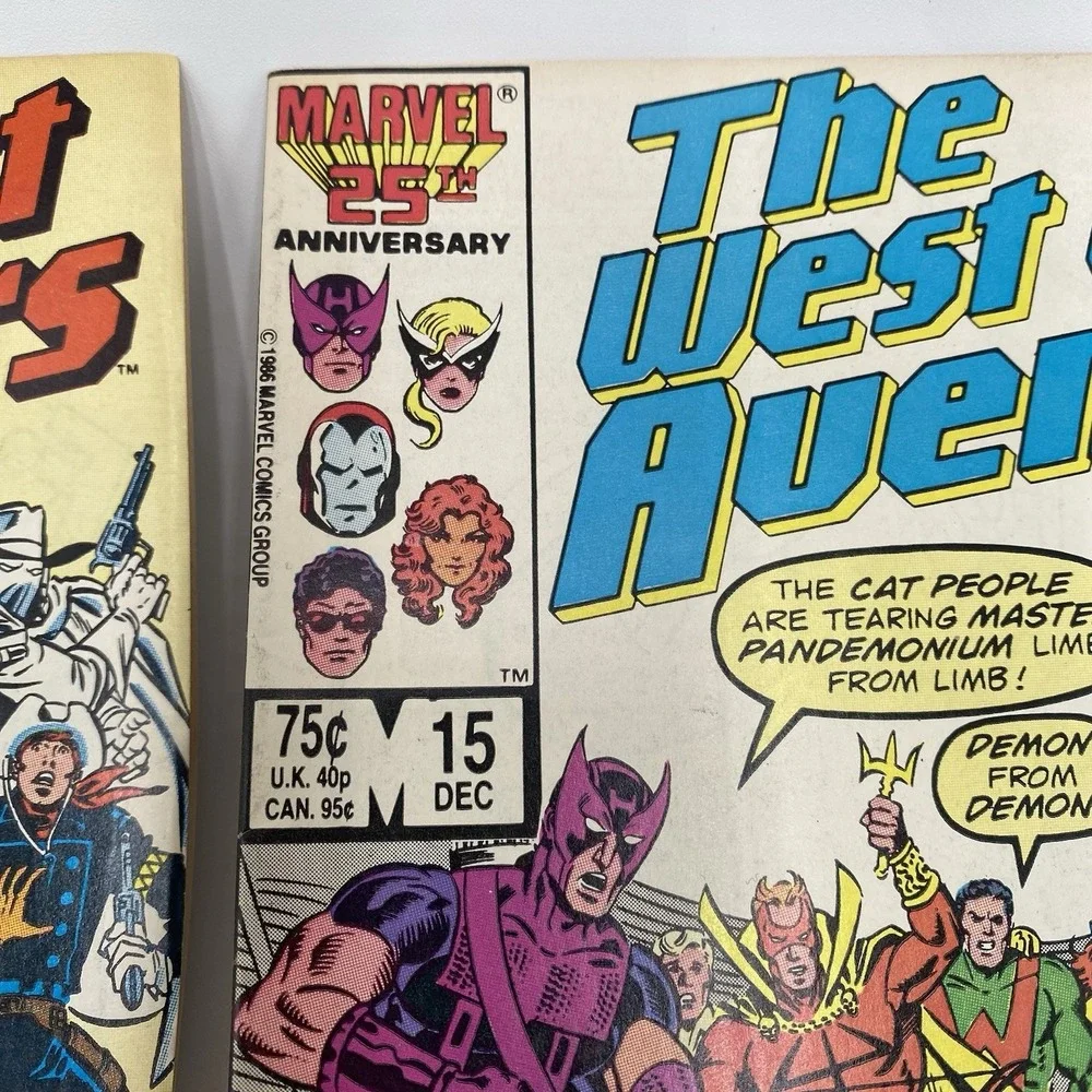 The West Coast‎ Avengers Comic Book Collection Lot 10 Issues Marvel SEE ALL PICS